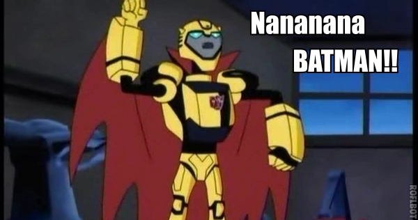 Bumblebee Enjoys Batman