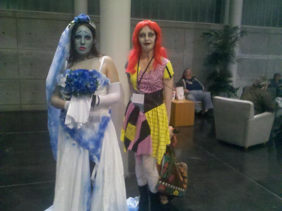 TNBC Sally and Corpse Bride Emily