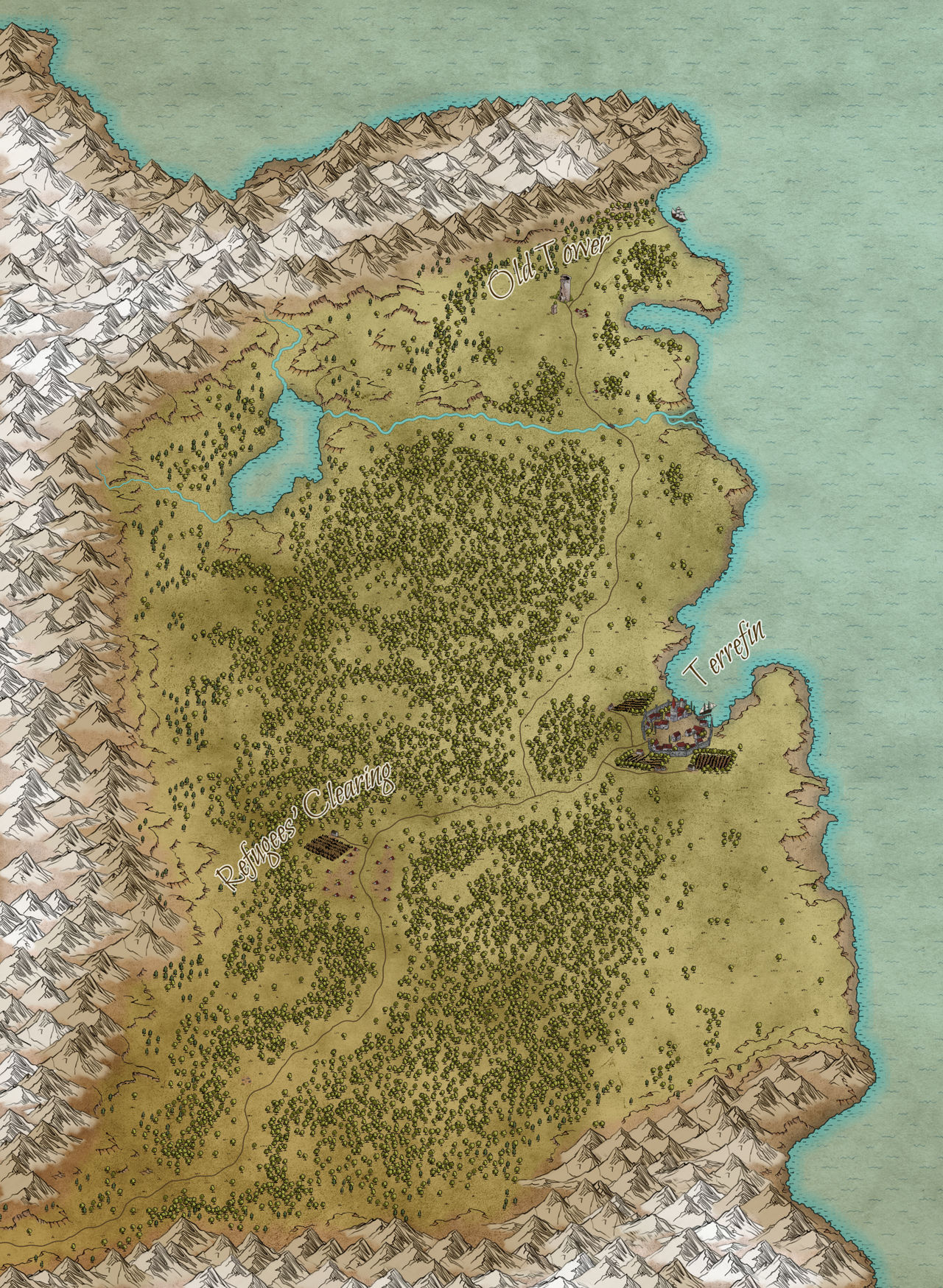 Wonderdraft - The Old Continent by Indaryn2 on DeviantArt