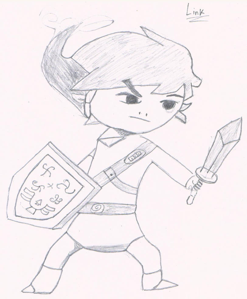 Link Drawing by Pwnedha on DeviantArt