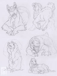 Selection of Pre-Order Critter-Scribbles