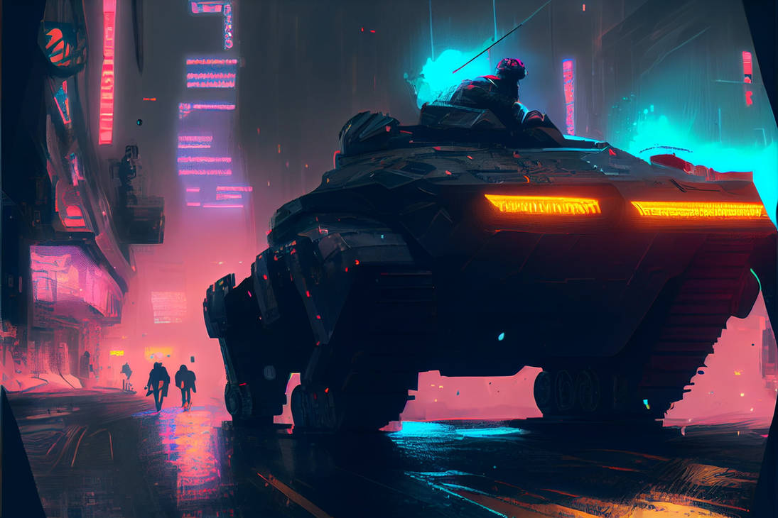 Riot Countrol In Cyberpunk City by iamrudja on DeviantArt