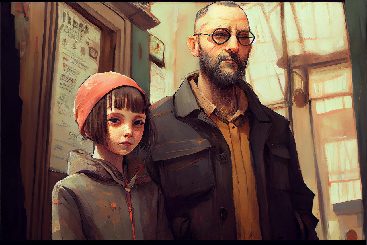 Leon and Mathilda by iamrudja on DeviantArt