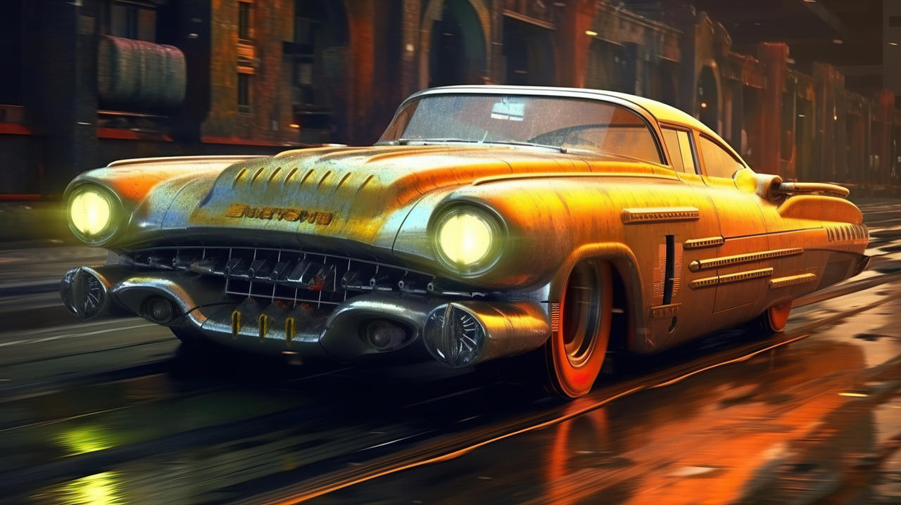 Atompunk Cruiser by iamrudja on DeviantArt