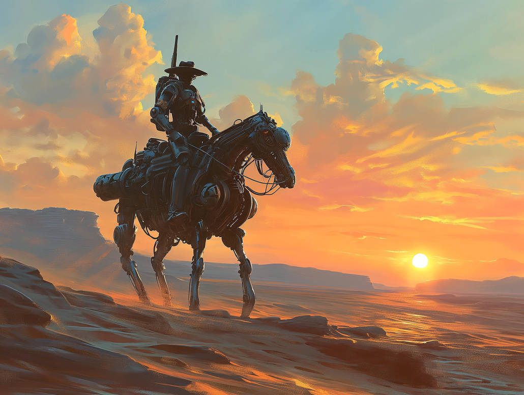 Robotic Cowboy by iamrudja on DeviantArt