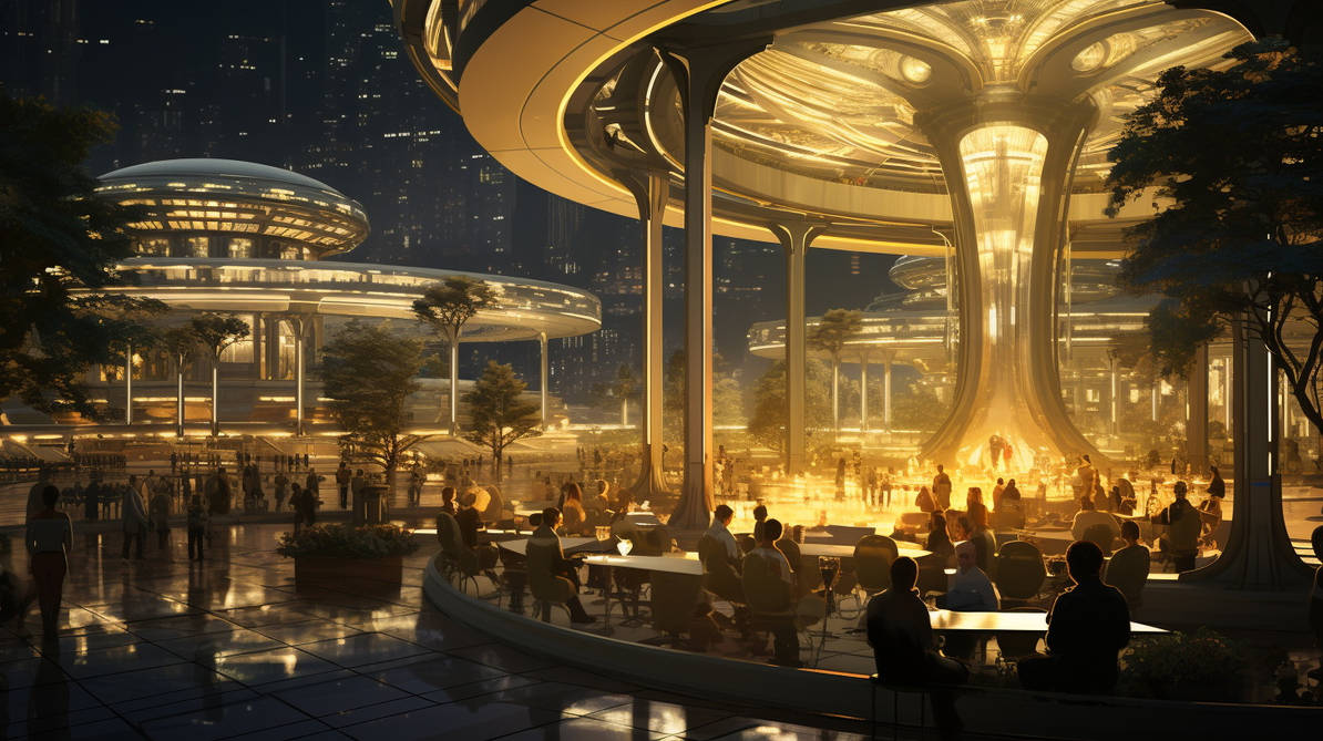 Atompunk Plaza by iamrudja on DeviantArt