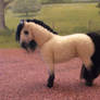 Micro mini felt model horse