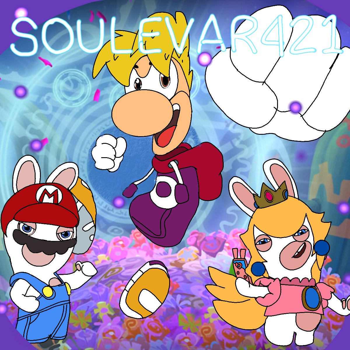 Rayman and Rabbids by SoulEvar421 on DeviantArt