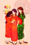 Chinese Dresses by dindagogo