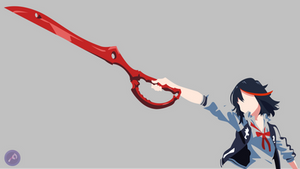 Ryuko shows blade | Kill la Kill | Minimalism