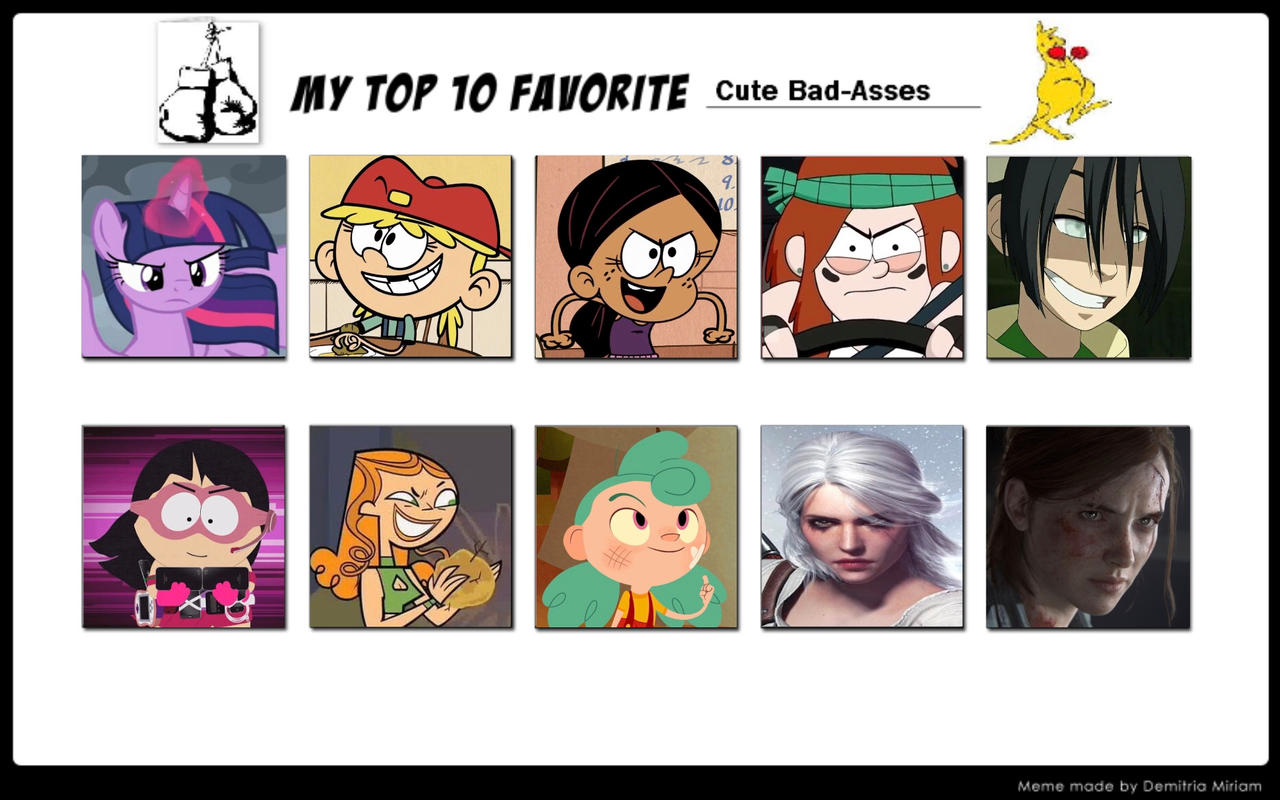 My Top Ten Cartoon Characters From Six Fandoms by Matthiamore on DeviantArt