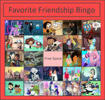 Favorite Boy/Girl Friendship Bingo by Matthiamore