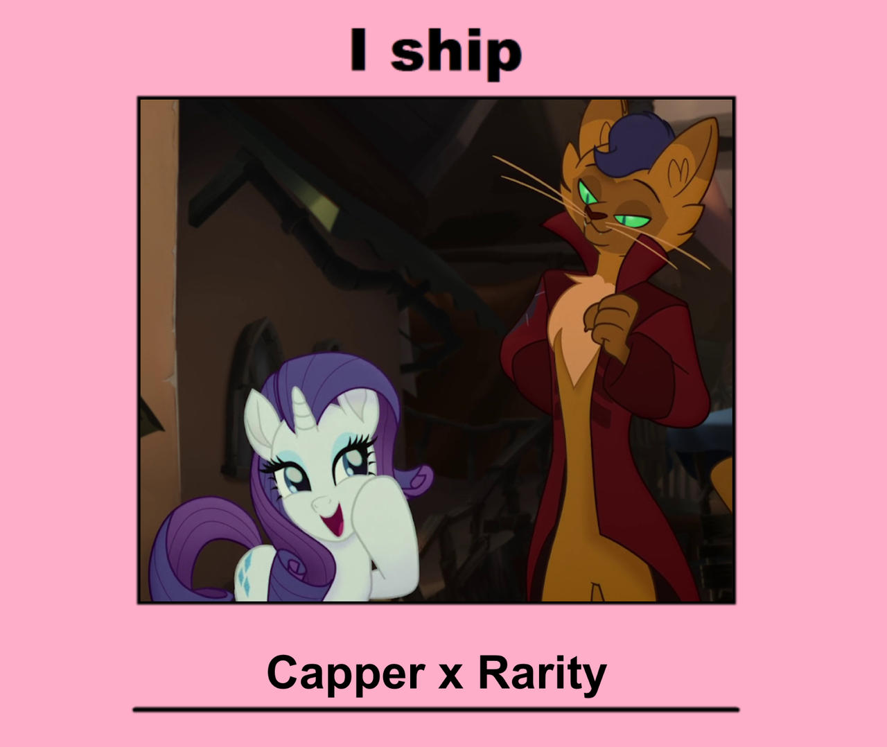 Deviantart Mlp Capper I Ship Capper x Rarity by Matthiamore on DeviantArt