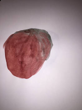 Water colored apple version 2