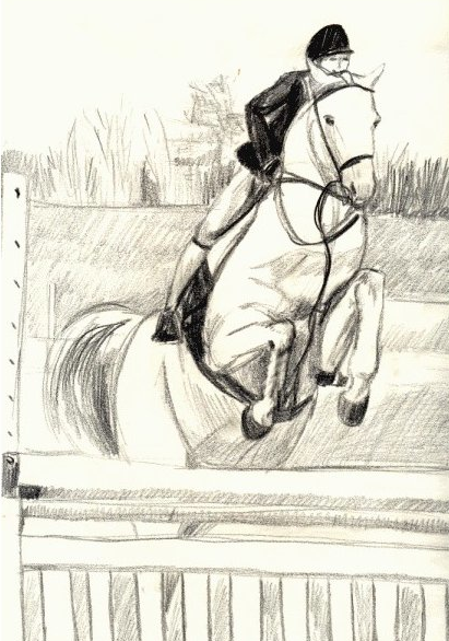 pic Sketches Of Horses Jumping horse jumping sketch by allofthatjazz