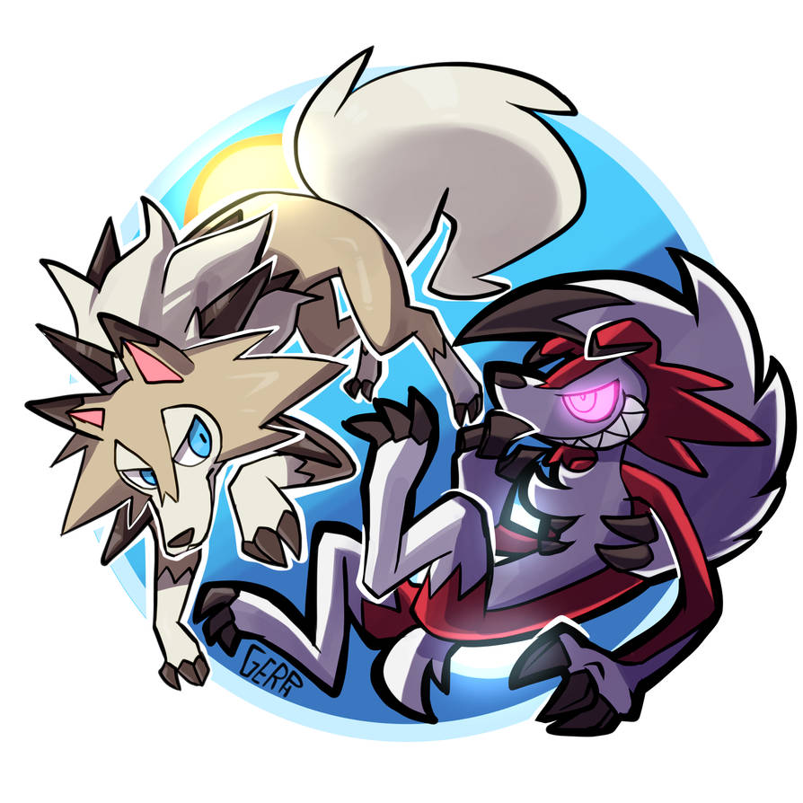 Rockruff evolutions by GERPH on DeviantArt