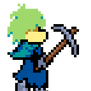 idling lemming gif (deltarune sprite thing)