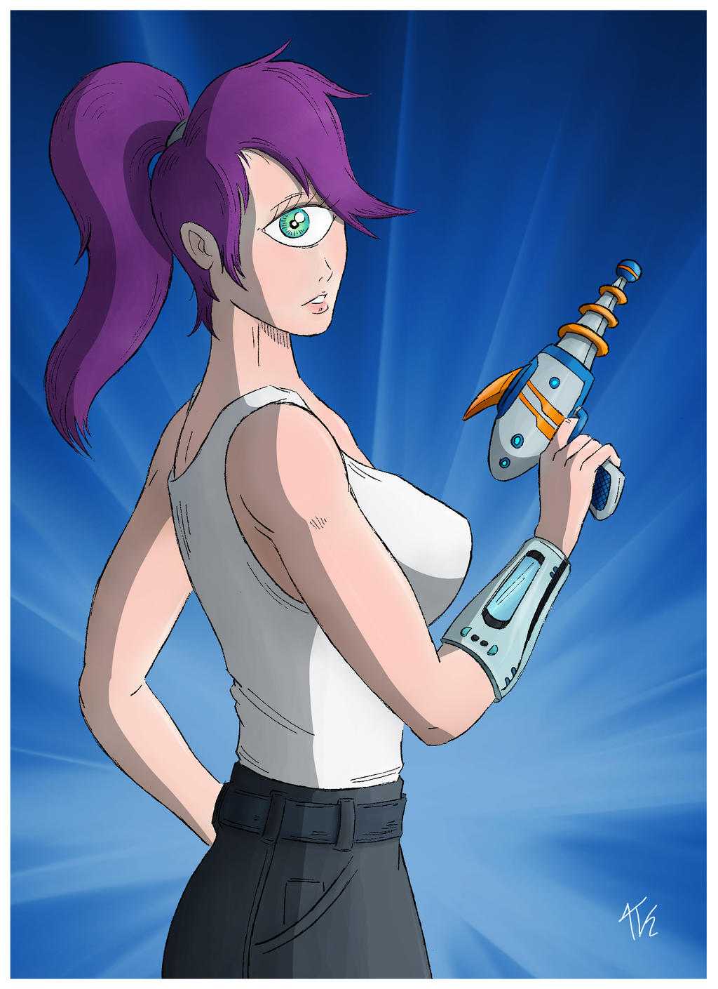 Leela Turanga By NapalmDraws On DeviantArt leela-turanga-by-napalmdraws-on-deviantart