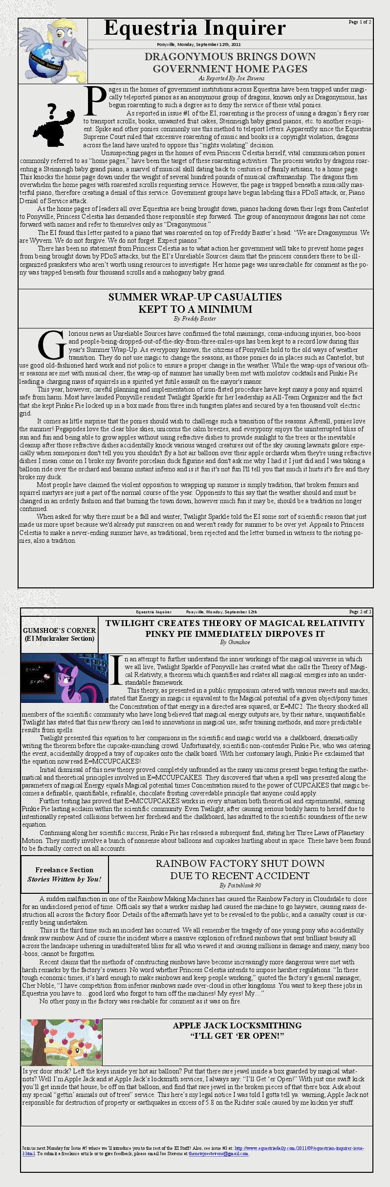 Equestria Inquirer Issue 4