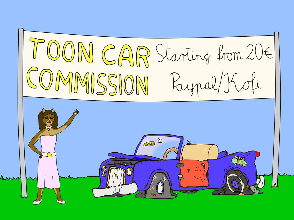 Toon Car Commissions sale (Price updated!)