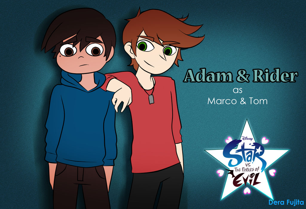 Finley Adam Rider Behind Scenes AU Adam And Rider By Dera Fujita by Dera8059 on DeviantArt