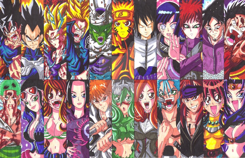 Anime Characters by closedworldopenwound on DeviantArt