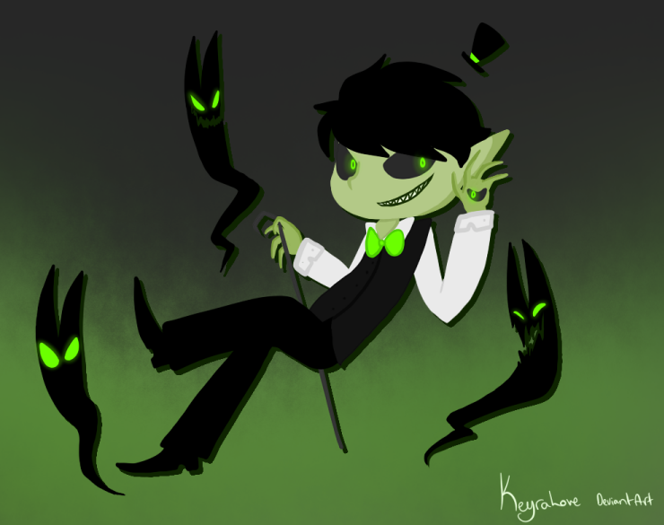 Mystery Skulls green demon dude