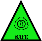 SCP Foundation: Safe Symbol (Warning) by Lycan-Therapy