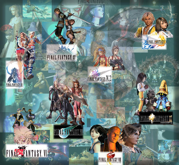 Collage Fanatsy Characters Final Fantasy Collage by SSSephiroth on DeviantArt