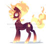 Fire Alicorn Adopt (AUCTION OVER)
