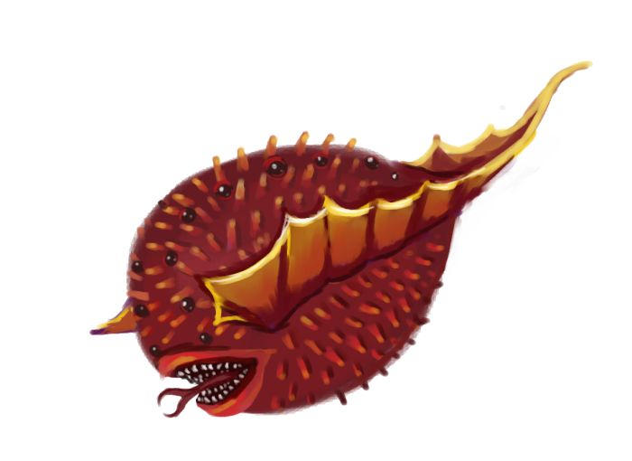 Demonic Puffer Fish? by Aurinona on DeviantArt