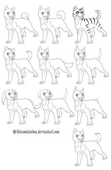 Ginga Lineart- simple group 1