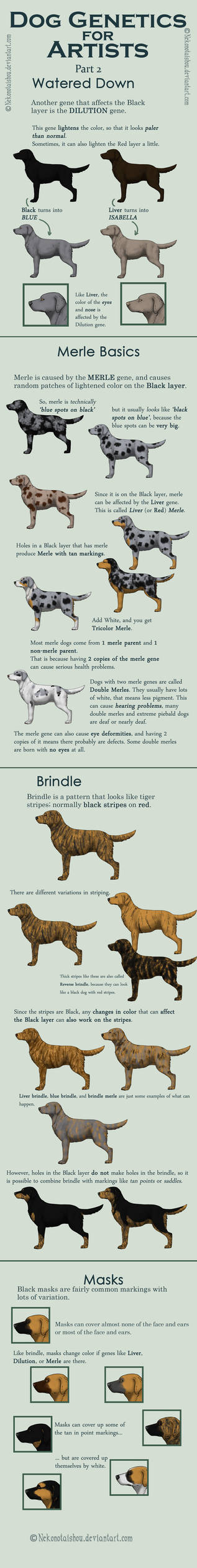 Dog Colors for Artists- part 2 by nekonotaishou on DeviantArt