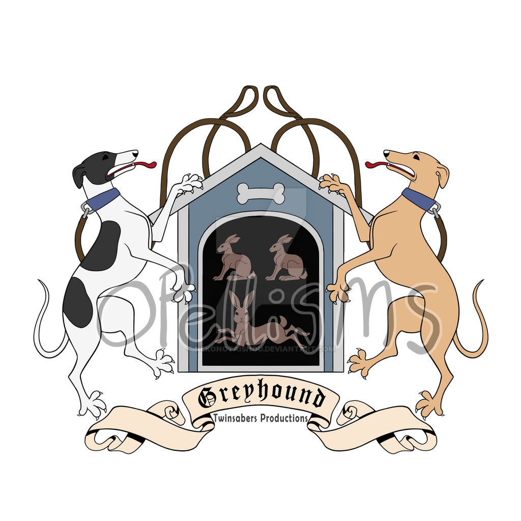 Greyhound coat of arms by nekonotaishou on DeviantArt
