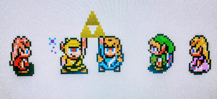 The legend of zelda sprites