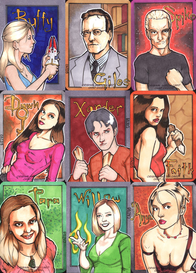 Buffy sketch cards