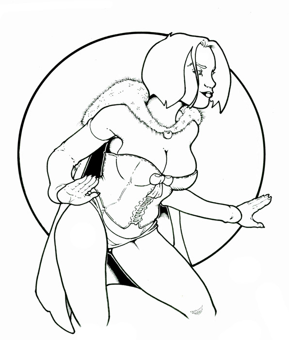 Emma Frost inked