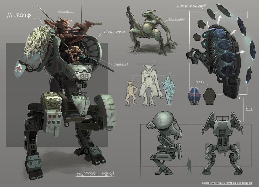 Hijacked mech by EstevesLuis on DeviantArt