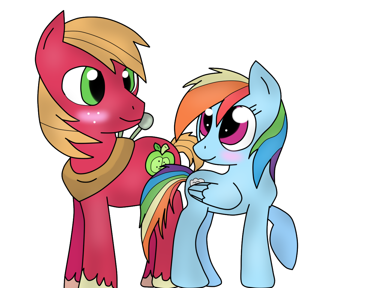 Big Macintosh X Rainbow Dash