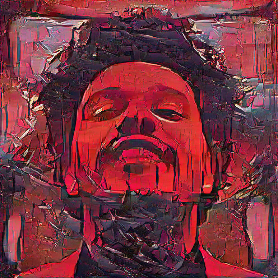 Weeknd Color Pallette The Weeknd With Alastor's Color Palette by alextendo on DeviantArt
