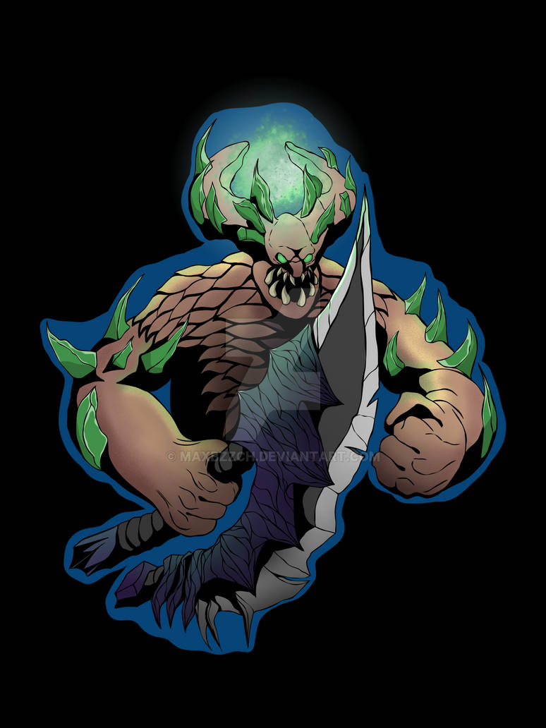 Cower, for the Abyssal Underlord has arrived by MaxBzzch on DeviantArt