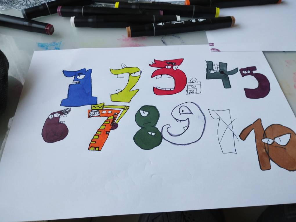 Numberlore 110 Number lore 1-10 by MonikaJoshua on DeviantArt