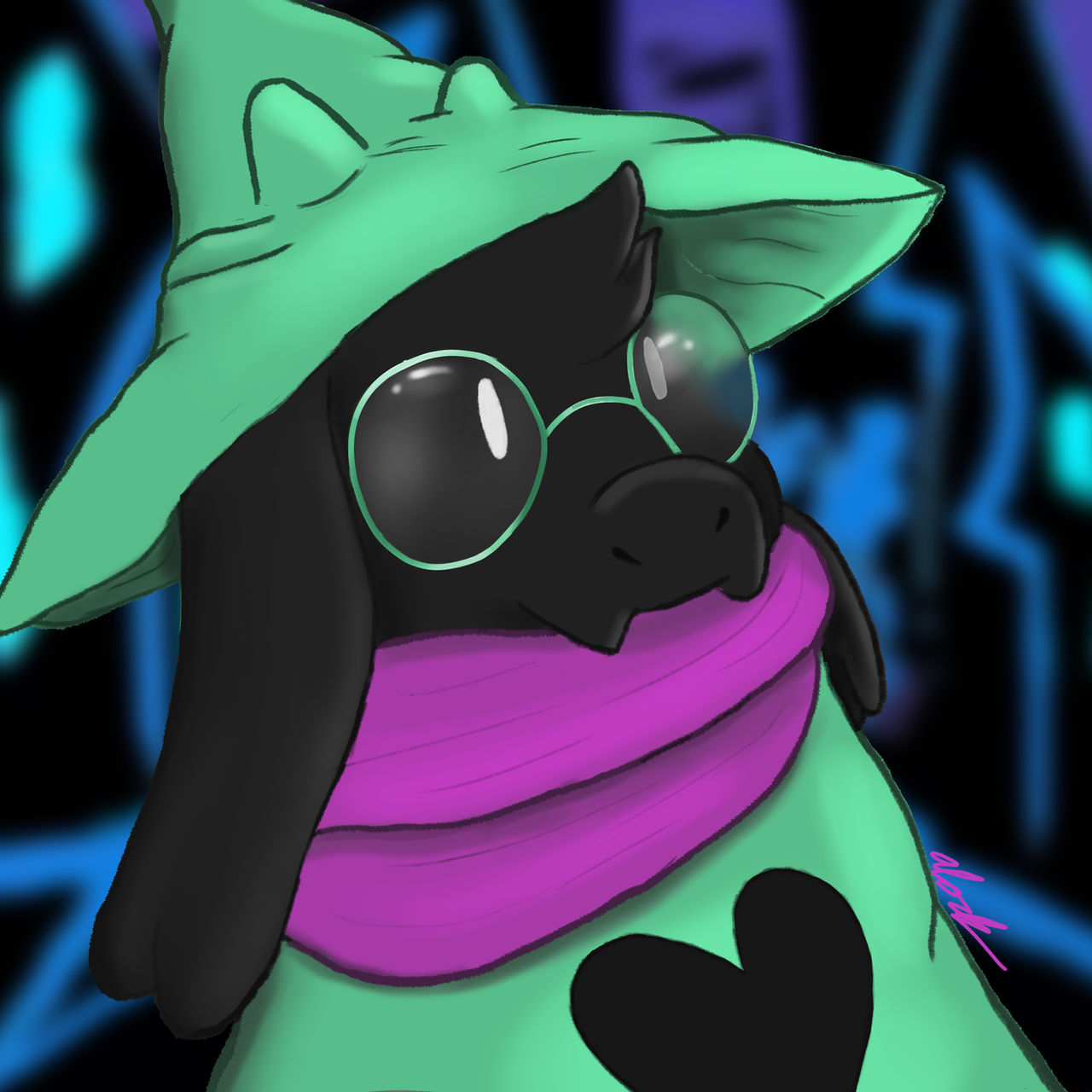Beared Ralsei Ralsei by SnarfulhuArt on DeviantArt