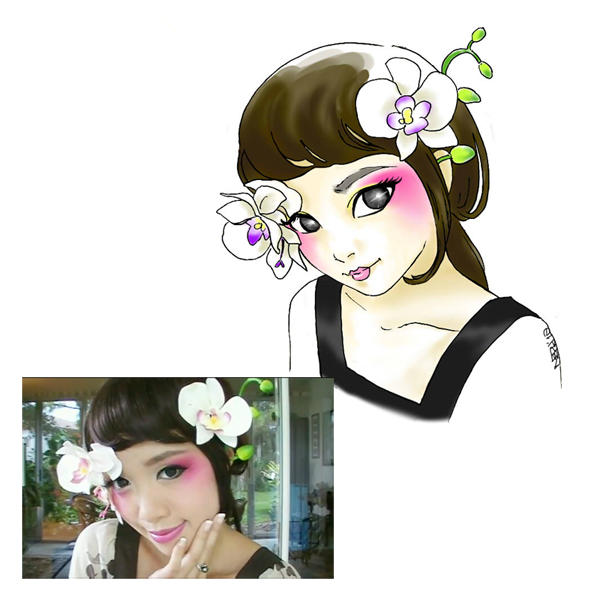 Michelle Phan Geisha Look by nephalim0013 on DeviantArt Michelle Phan Geisha Look by nephalim0013 on DeviantArt