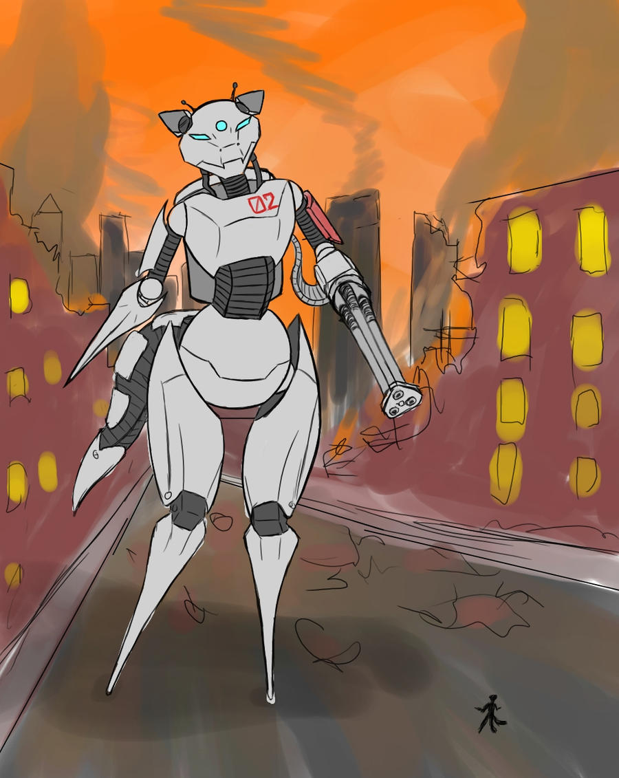 Doom 2 Bot Doom Bot Concept Ver 2 by Drake-TigerClaw on DeviantArt