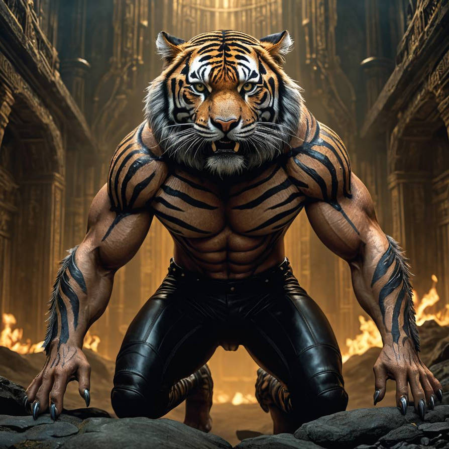 Beast Kin Tiger Beastman Tiger by PypyPopo on DeviantArt