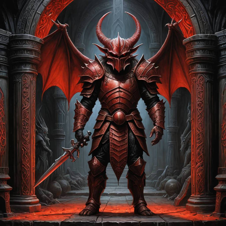 Demotic Knight Demon knight by PypyPopo on DeviantArt