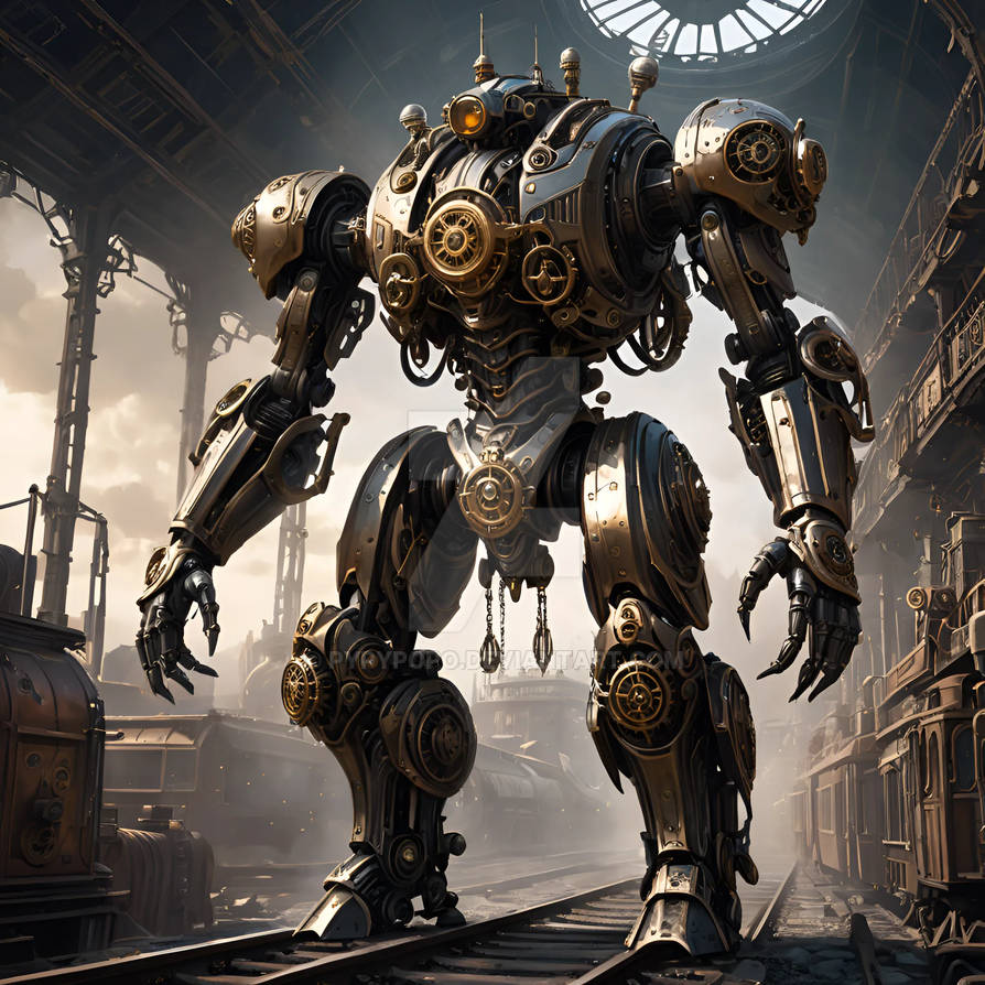 Steampunk Mecha 01 by PypyPopo on DeviantArt