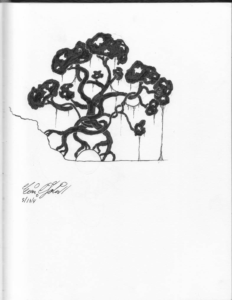 Black Ink Tree by AduroNox on DeviantArt