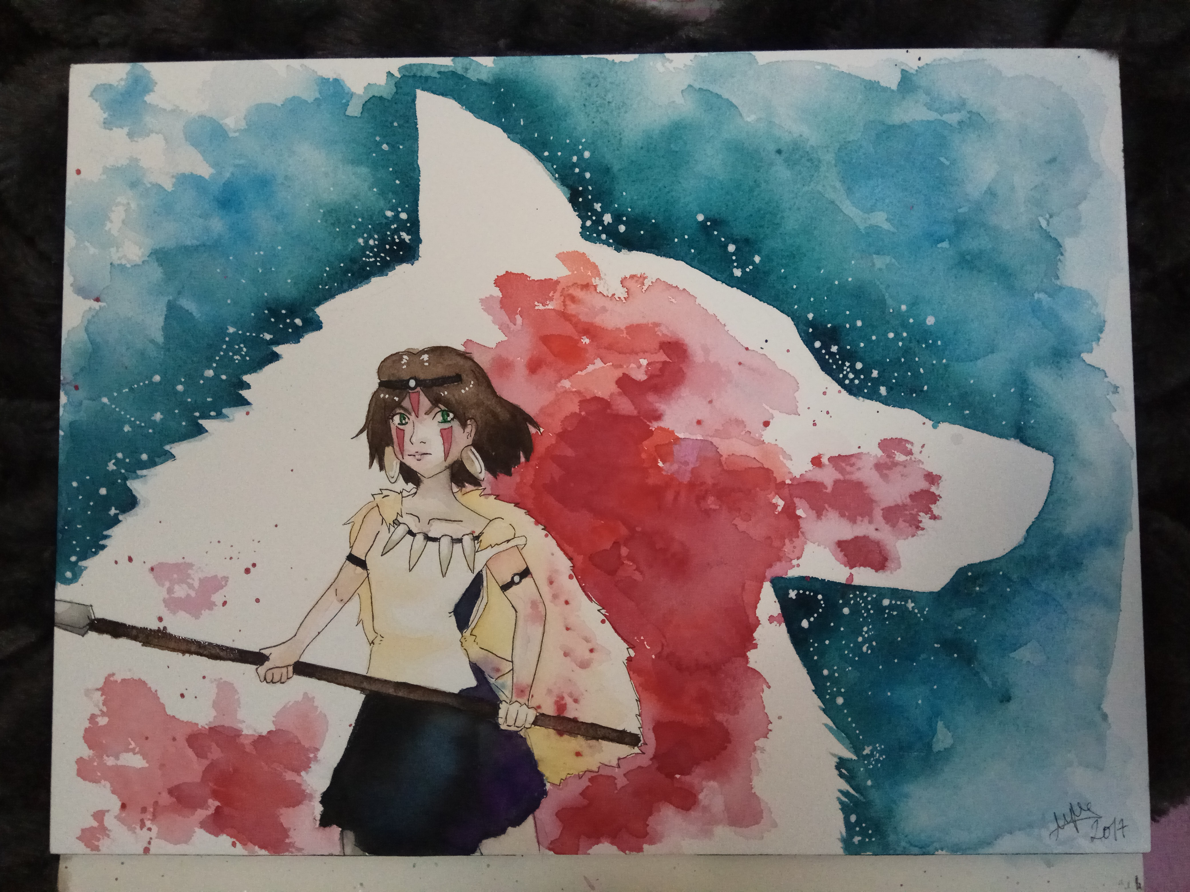 Mononoke Hime | Watercolor